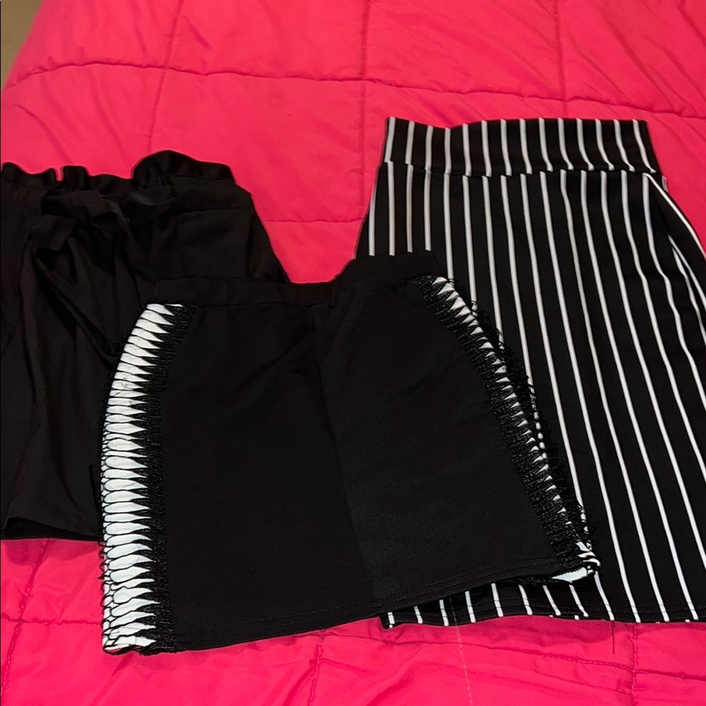 Black Skirt bundle Set